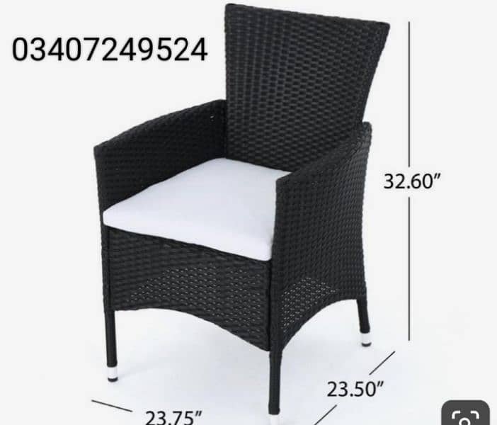 rattan furniture/UPVC chair/dining table/outdoor chair/cane sofa set 10