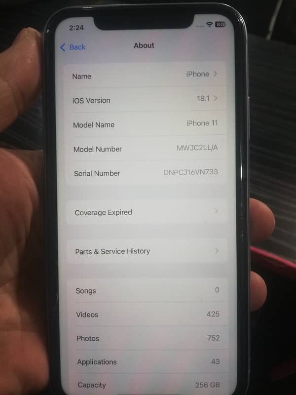 iphone 11 10/10 Condtion 71 battery health battery timing is good 1