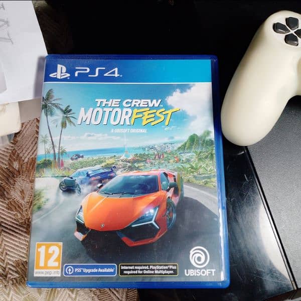 PS4 fat 500 gb UAE version 2015 with crew motorfest 2