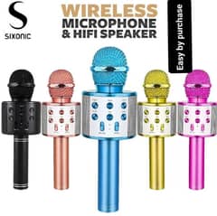 Wireless microphone and hifi speaker