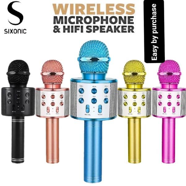 Wireless microphone and hifi speaker 0