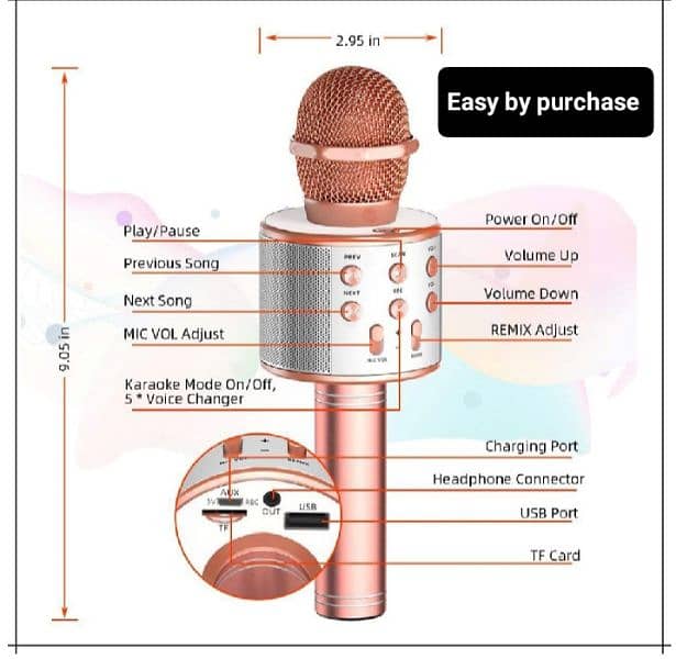 Wireless microphone and hifi speaker 5