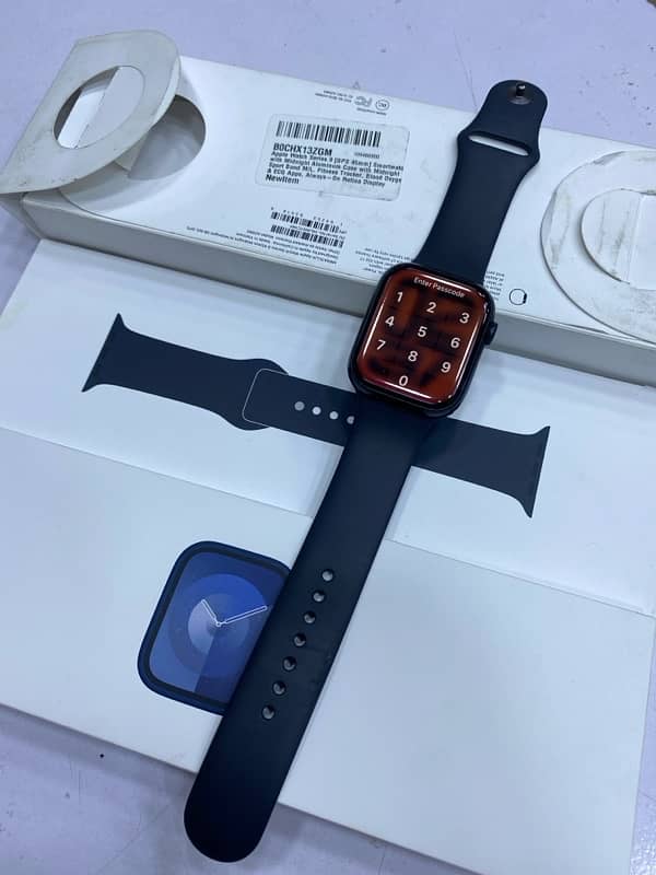 apple watch series 9 complete box midnight 2