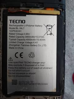 techno spark 4 lite Original battery for sale