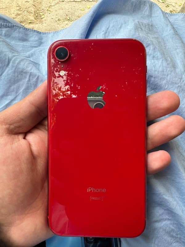 iphone Xr jv 128gb red colour 10/8.5 82health good set 3