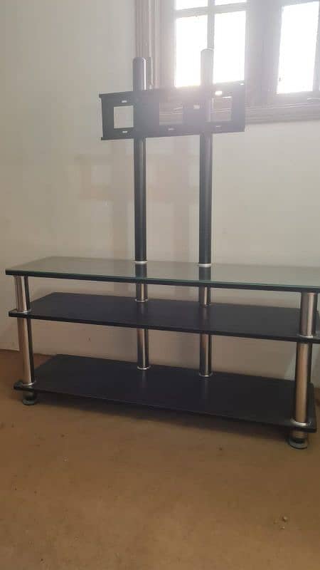 led tv console table new condition 2