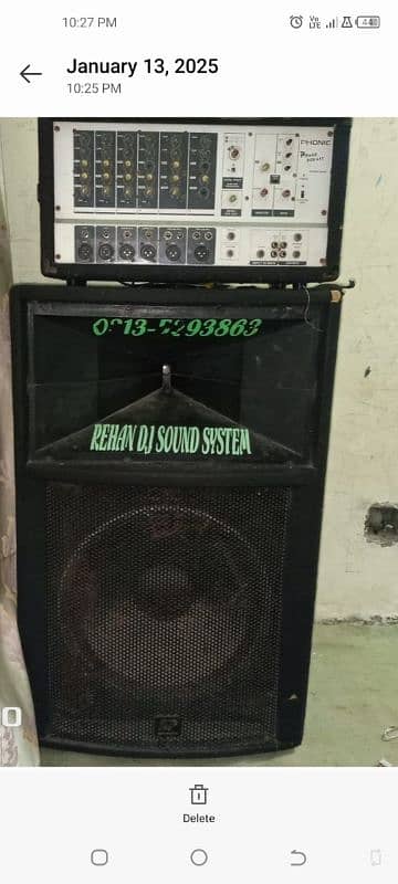 Sound system 2 speaker and controlar 1