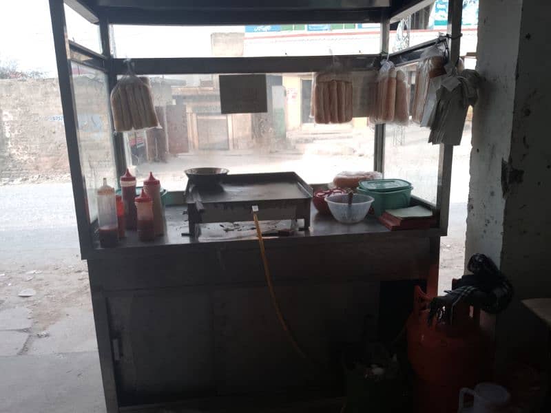 Burger Setup And hot plate For Sale urgentl 0