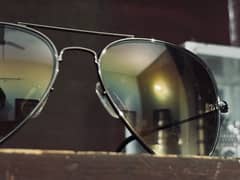 RAYBAN Aviator Diamond Glass Brown