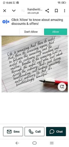 handwriting