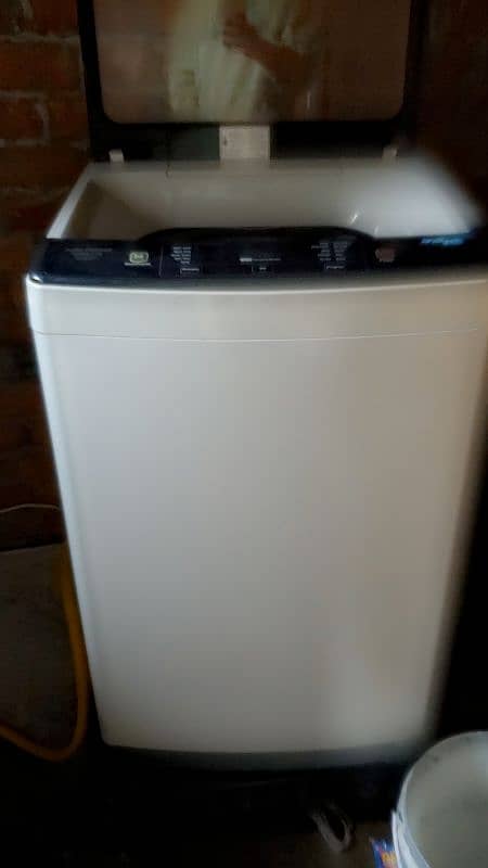 9 pound. haier automatic machince 10,by 9 condition 0