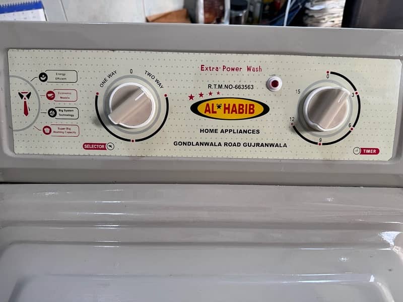 Al habib washing machine new 0