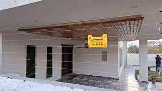 Electric fence for houses.