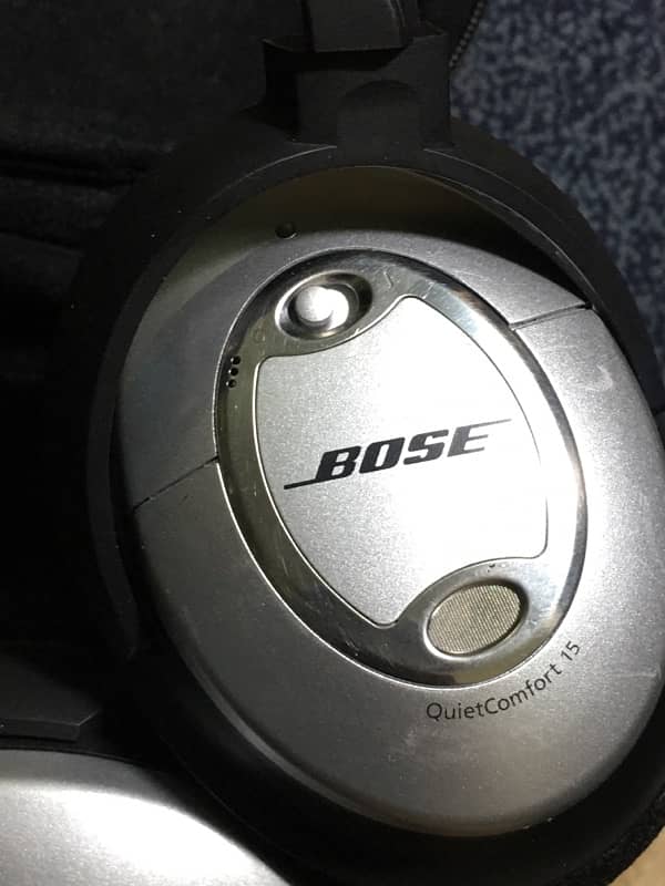 Bose QC-15 Acoustic Noise Cancelling Wired Over-Ear Headphone For Sale 7