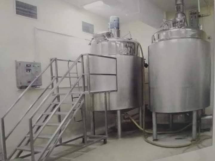 SS stainless steel /  liquid mixer tanks /  powder riban mixer. 6