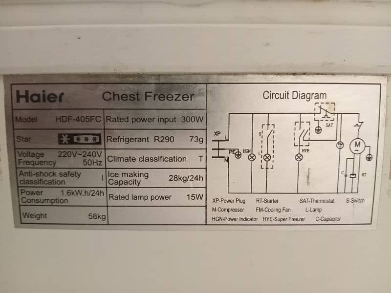 Haier deep freezer single door 1