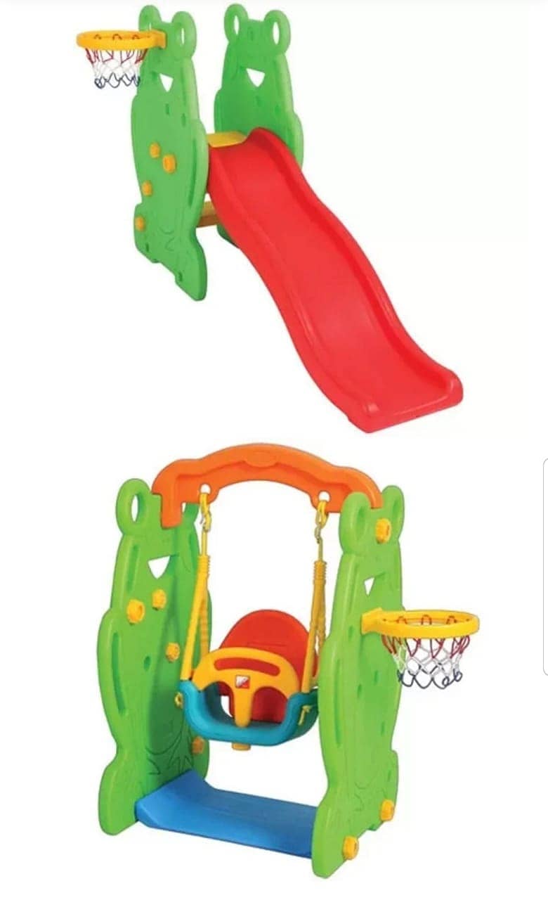 Edy Play Slide & Swing Set Frog- SL-6108 2