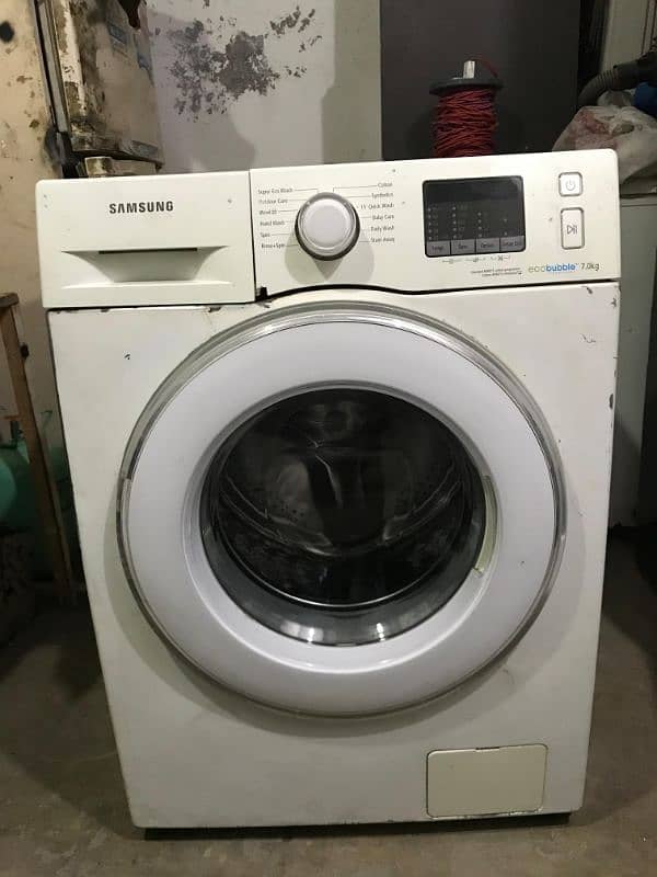 Samsung automatic front door washing machine totall genion 0