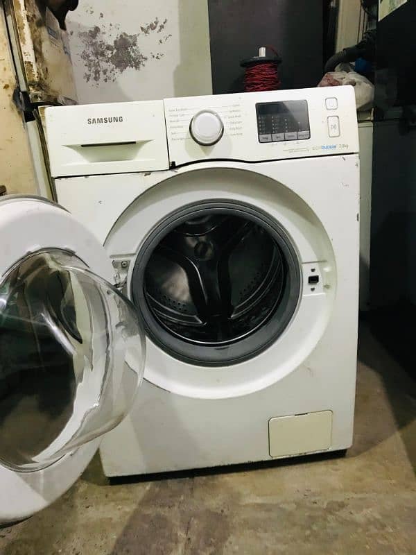 Samsung automatic front door washing machine totall genion 3