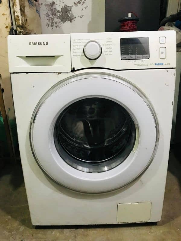 Samsung automatic front door washing machine totall genion 4