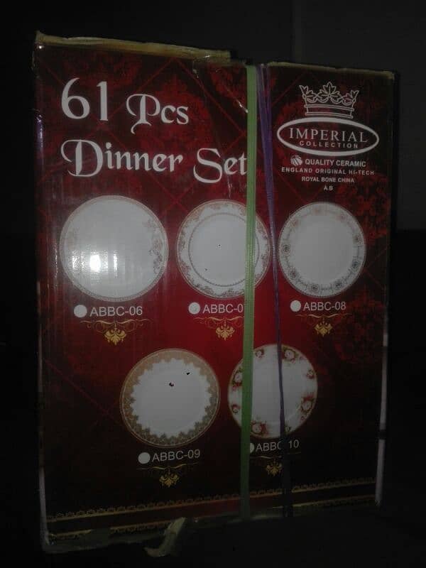 61 pcs Dinner set ( Bone china ) original 4