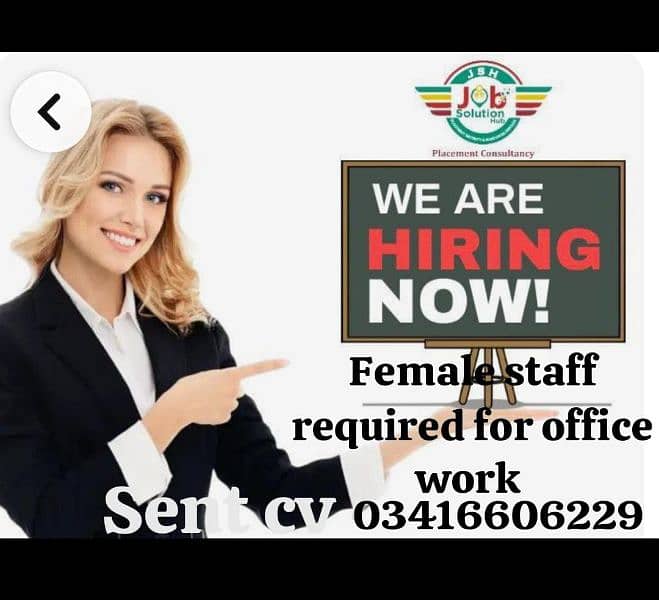 Female staff for our office 0