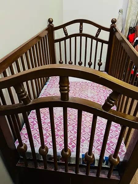 Cot / Crib for sale / kids bed / Wooden Baby bunk bed large size 2