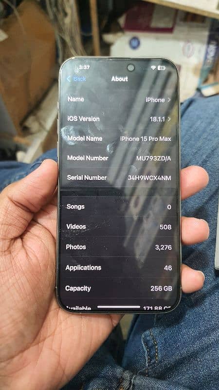 iphone 15 pro max 256Gb Uk model 5