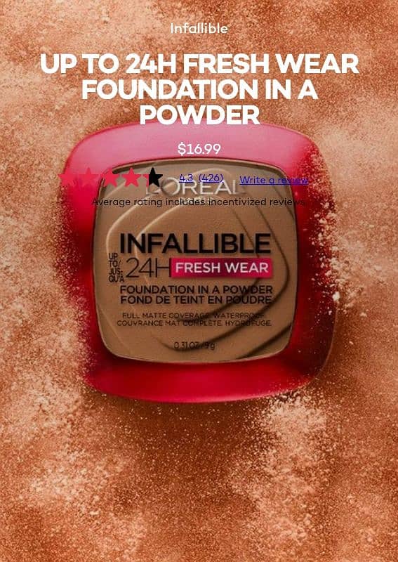 INFLATABLE 24H FRESH WEAR FOUNDATION IN A POWDY 0