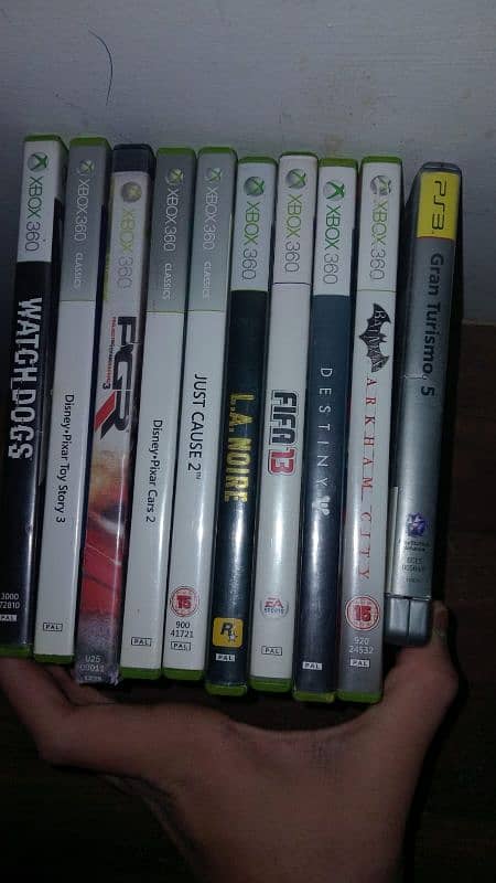 (xbox 360)&(xbox 1)and (ps3) cd's 1