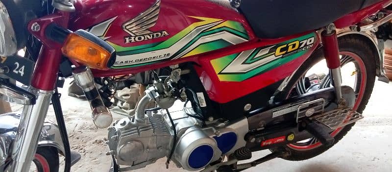 Honda CD 70 Punjab number totally genuine first hand 1