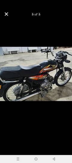 urgent sell hondya's 70cc bike 2024 model