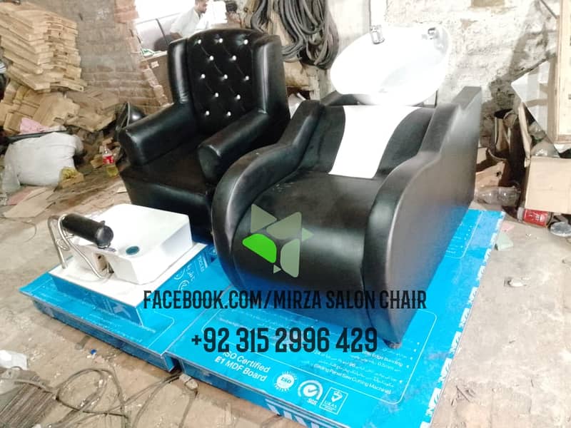 Saloon chair / Barber chair/Cutting chair/Massage bed/ Shampoo unit 16