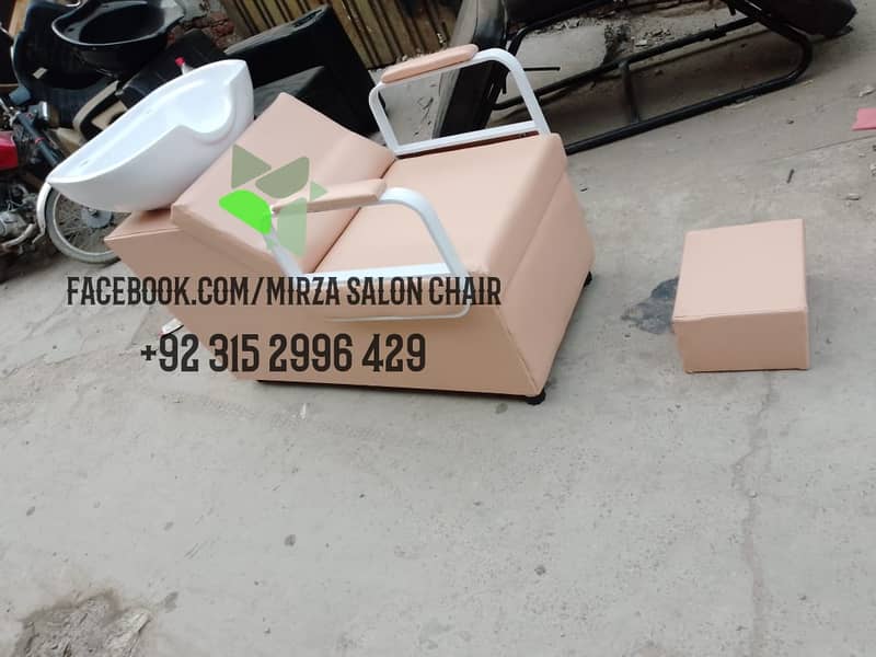 Saloon chair / Barber chair/Cutting chair/Massage bed/ Shampoo unit 19