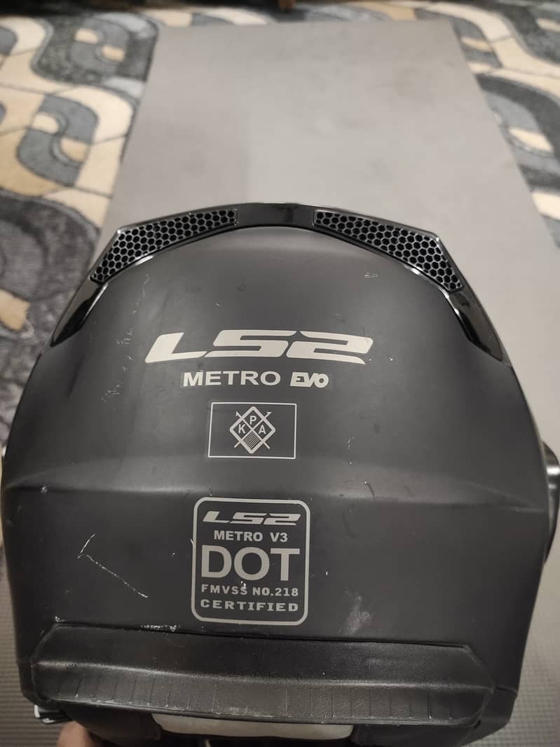 LS2 DOT Metro EVO V3 motorcycle bike helmet 9