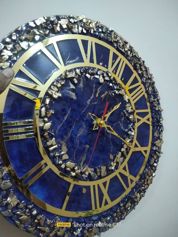 resin clock 0