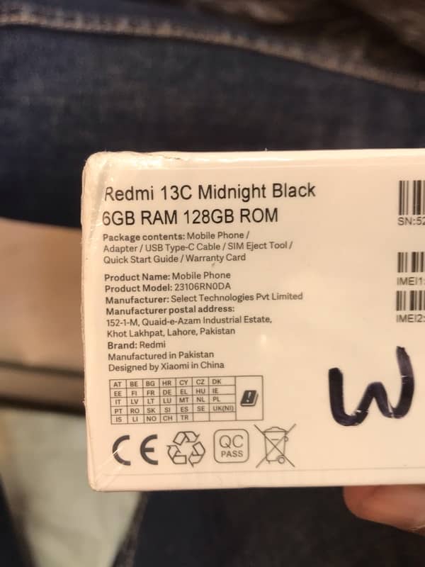 Redmi 13C Box Packed 2