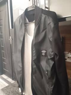 men black ragzeen  jacket size medium