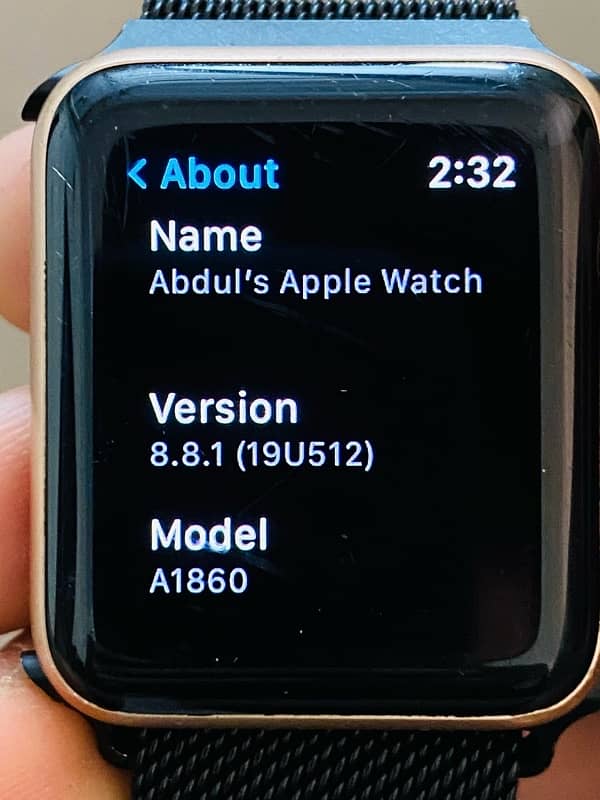 Apple Watch Series 3 Red Dot edition Waterpack Gold color GPS+Cellular 6