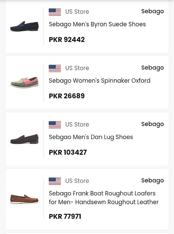 Sebago Original Leather shoes up for sale 1