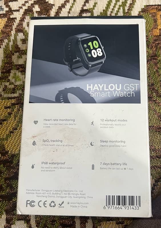 HAYLOU GST Smart Watch complete box 10+ days battery timing 3