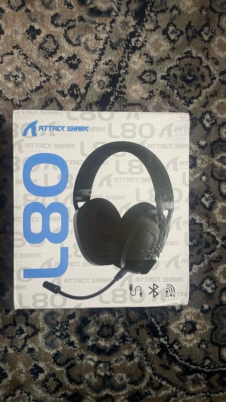 brand new attack shark l80 gaming headphon- wireless 1