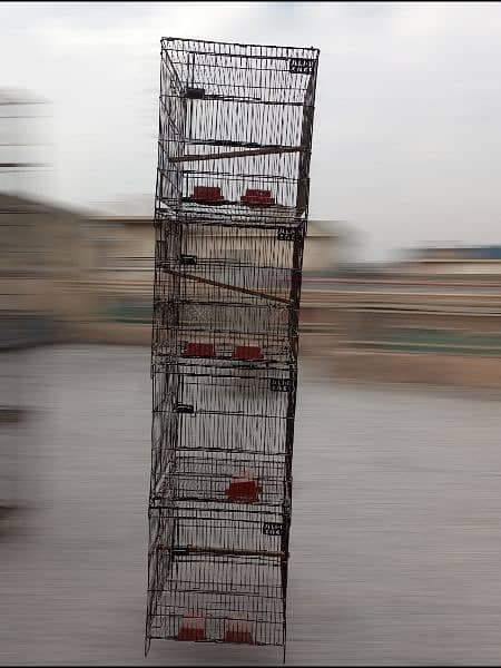 12 portion/12 khana ali birds cage/pinjra 36x18x18 condition 10/10 3