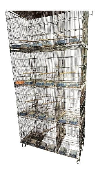 12 portion/12 khana ali birds cage/pinjra 36x18x18 condition 10/10 5