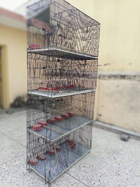 12 portion/12 khana ali birds cage/pinjra 36x18x18 condition 10/10 9