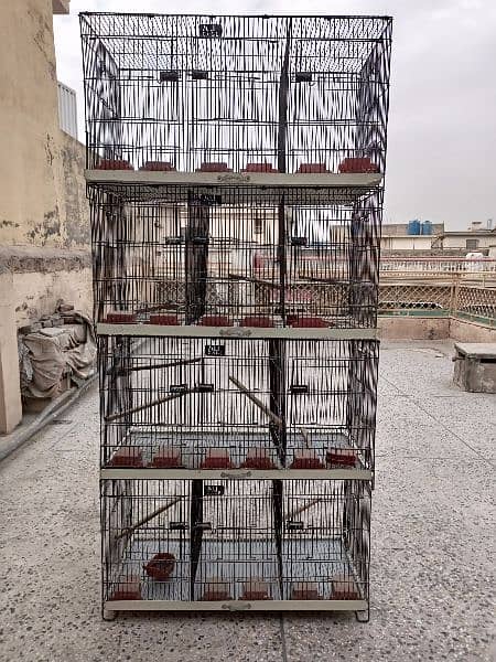 12 portion/12 khana ali birds cage/pinjra 36x18x18 condition 10/10 10