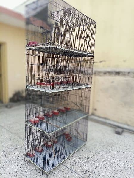 12 portion/12 khana ali birds cage/pinjra 36x18x18 condition 10/10 13