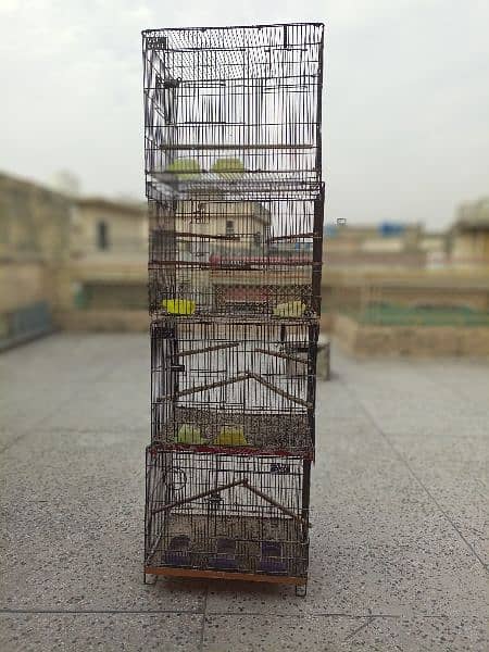 12 portion/12 khana ali birds cage/pinjra 36x18x18 condition 10/10 14