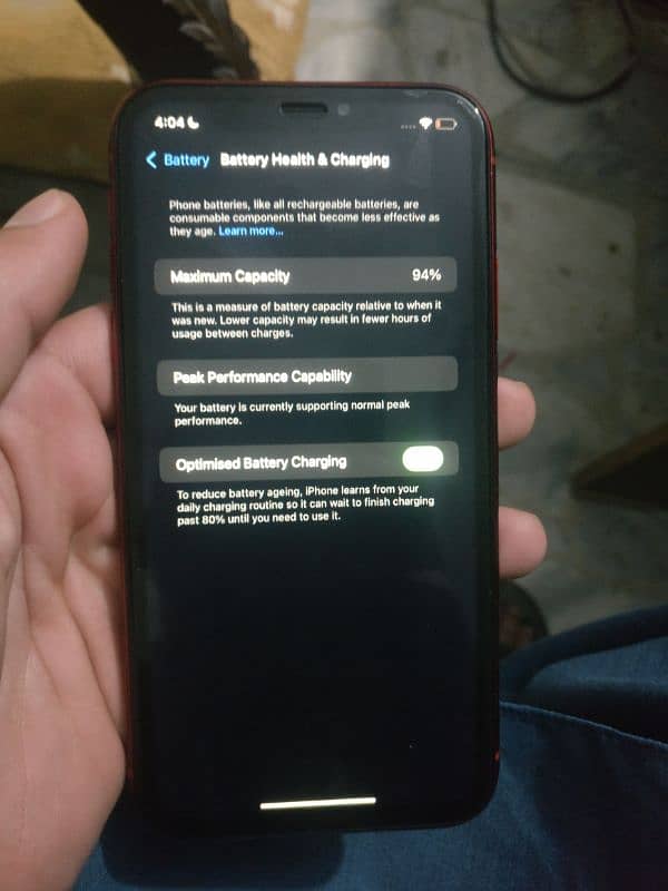 iphone XR (jv) 128gb 94 battery health 1