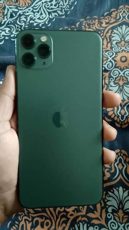 iphone 11 pro max 256 gb pta approved green coloure 2